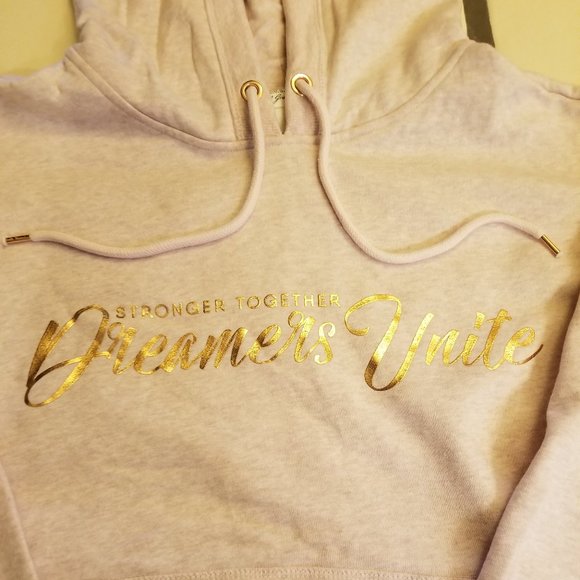 H&M Logo Light Pink/White Hoodie - Picture 7 of 8